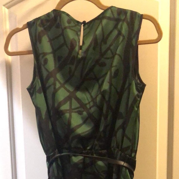 Green and black silk dress from the Limited - Picture 2 of 4